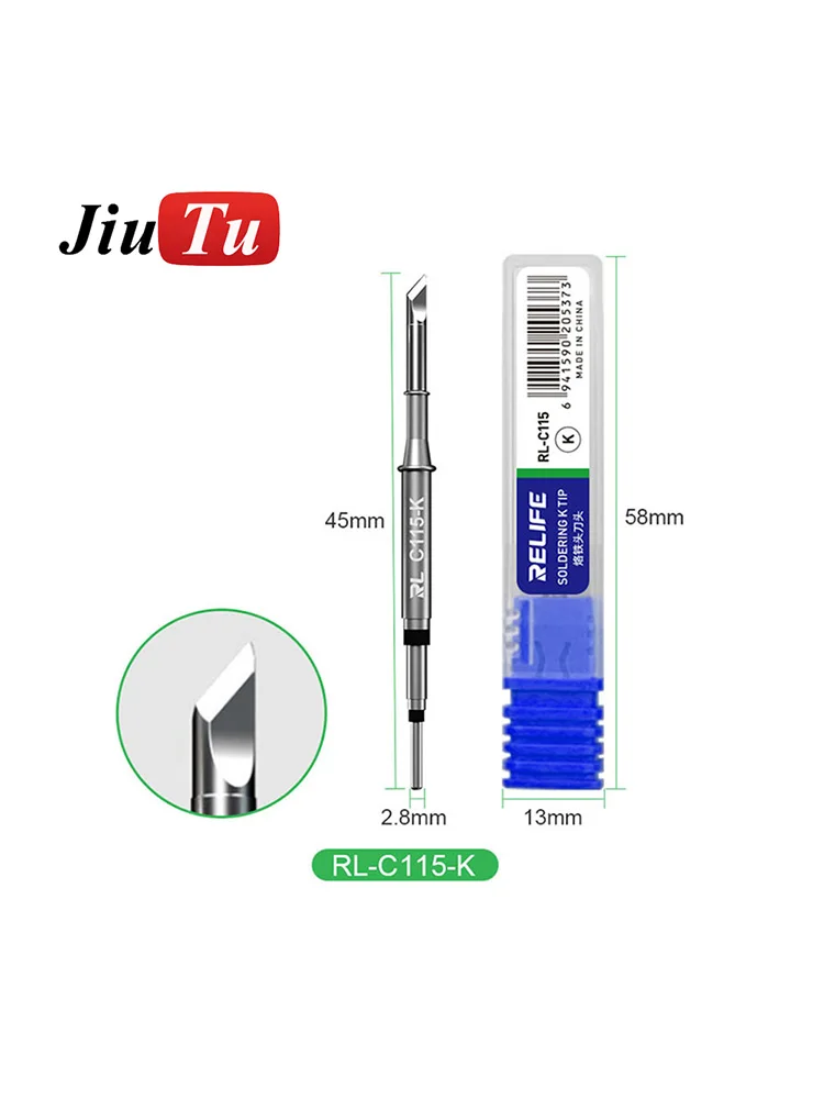 

C115 (I/IS/K) Universal C115 Soldering Iron Tip Replacement Head Replacement Repair Soldering Station Welding