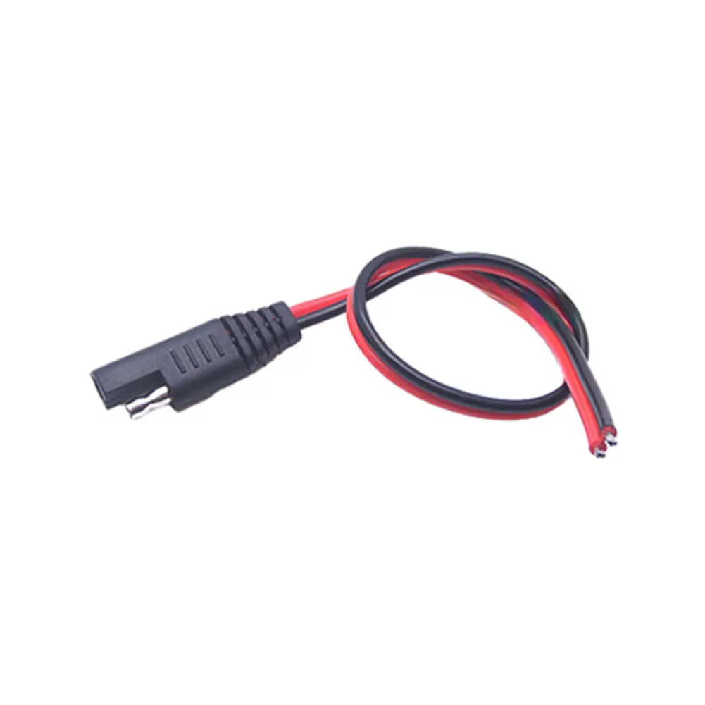 5 Pack 30cm 2-Pin 10A Extension Cords Designed for Solar Charging Circuits Motorcycles ATVs RVs and Portable Power Sources
