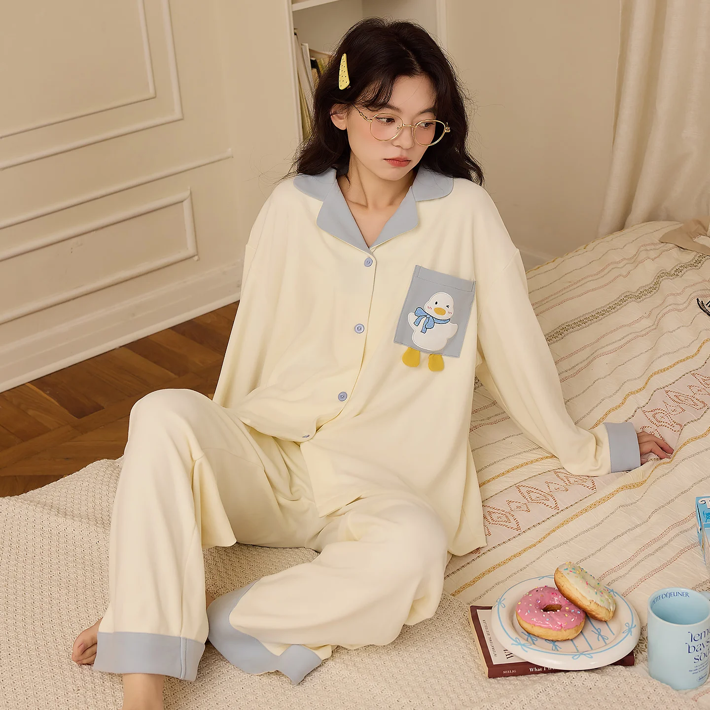 

Pajama Sets Embroidered Wedding Women Modal Nightwear Starry Print Sleeveless Tie Front Shorts Summer Light Stretchy Quick Dry