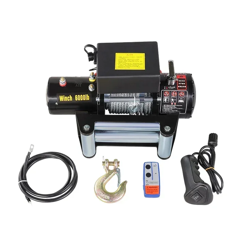 4x4 12v 24v 12000 Lbs Fast Speed Off Road Auto Electric Winch Other Winches For Sale