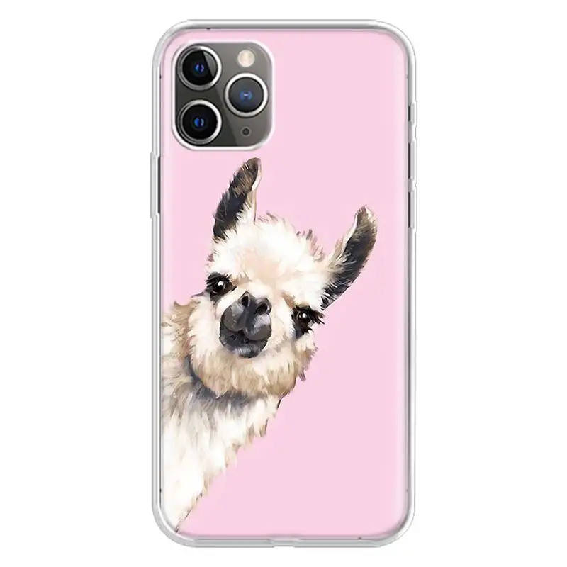 Lama Llama Alpacas For iPhone 16 15 14 13 12 11 Pro Max Phone Case X XS XR 7 Plus Print 8 SE Apple Fundas Cover Coque 11 15 13 1