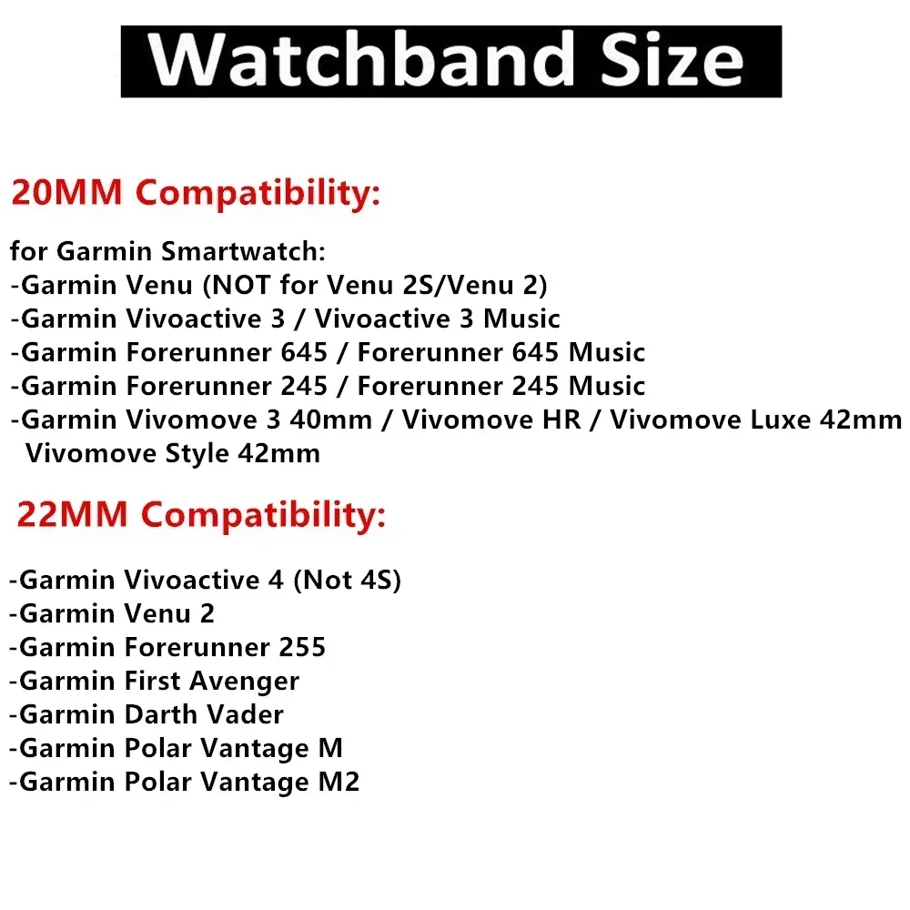 20mm 22mm Nylon Strap For Garmin Vivoactive 5 4 3 Band Watch Venu 2 3 Forerunner 645 255 Music 55 245 Elastic Wristband Bracelet