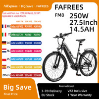 FAFREES FM8 Electric Bike 27.5 inch 250W Mid-drive Motor 25km Max Speed 36V 14.5Ah Battery 100-120km Range APP Control