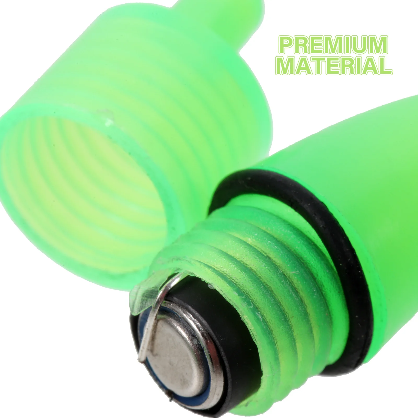 

20pcs Night Glow Fishing Bell Light High Brightness Led Alarm For Freshwater Saltwater Bass Tuna Dorado Offshore Inshore Lake