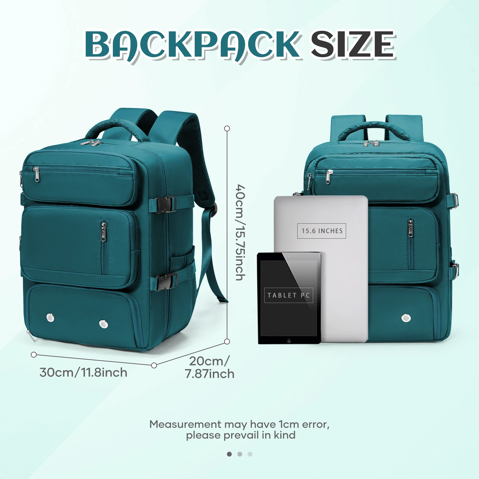 Clothing Storage Bag Backpack 40x30x20 Airplane Storage Backpack Ryanair Bag, Foldable Vacuum Compression Bag With Manual Pump