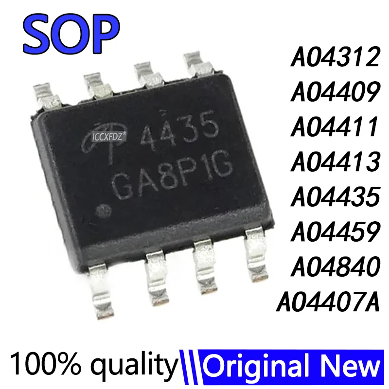 10Pcs/Lot AO4312 SOP-8 AO4407A AO4409 SOP AO4411 AO4413 AO4435 AO4459 AO4840 4409 4407A 4411 4413 4435 4459 4840 IC in Stock