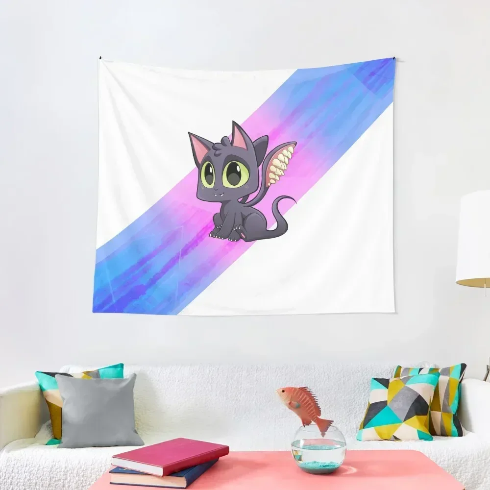 Baby Displacer Beast - Cute D&D Adventures Tapestry Home Decorations Bedroom Decor Aesthetic Tapestry