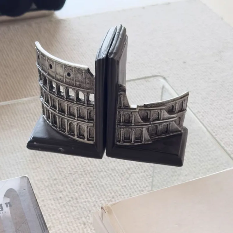 Simple art Roman holiday book by book file, model house sales office  study bookcase soft decoration