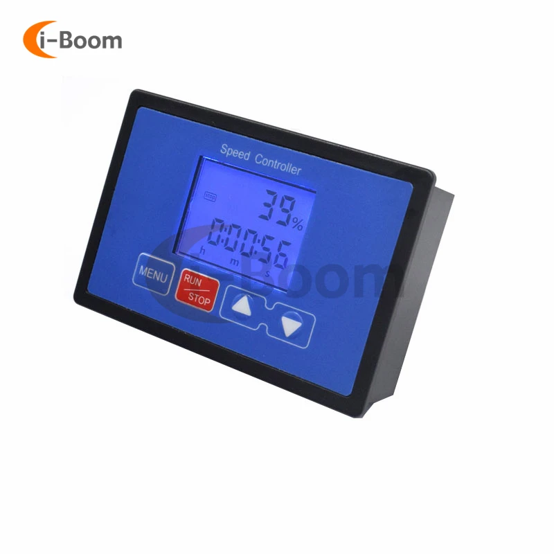 DC 6.5V-55V 30A Adjustable PWM DC Motor Speed Controller LCD Digital Display 0~100% Speed Governor With Wireless Remote Control