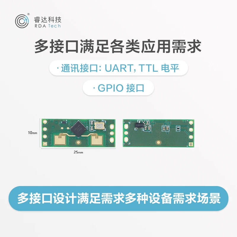 Ruida 24G human body presence sensor module USRR235-C millimeter wave radar module intelligent sensor PI