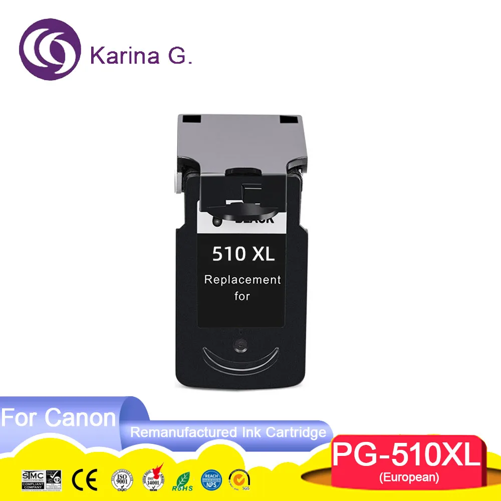 PG 510 CL 511 PG510 CL511 PG-510 CL-511 Premium Color Remanufactured Inkjet Ink Cartridge for Canon PIXMA MP280 MX320 Printer