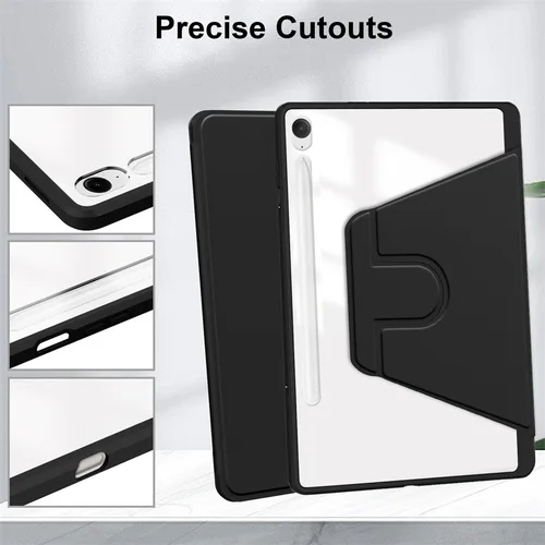 Imagen 2 del producto Para Samsung Galaxy Tab S11 Ultra 2025 5G SM-X930/X936 S10 Lite FE A11Plus A8 11 13,1 8,7 funda acrílica con soporte giratorio para tableta