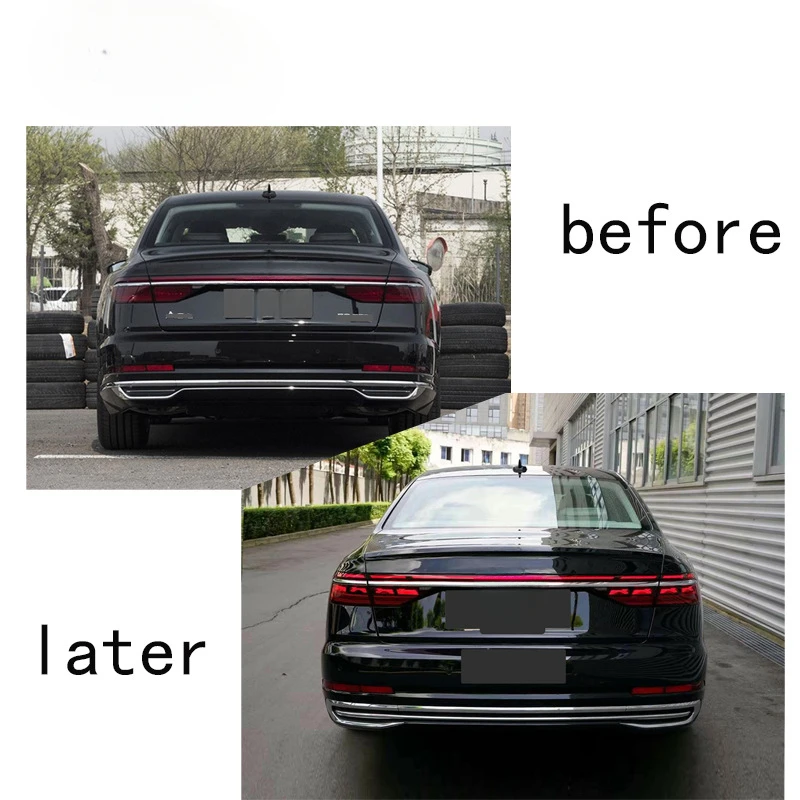 SAAR adecuado para Audi A8 modelo antiguo a nuevo modelo 2019-2022 actualización 24 modelo Horch modelo faro delantero luz trasera envolvente