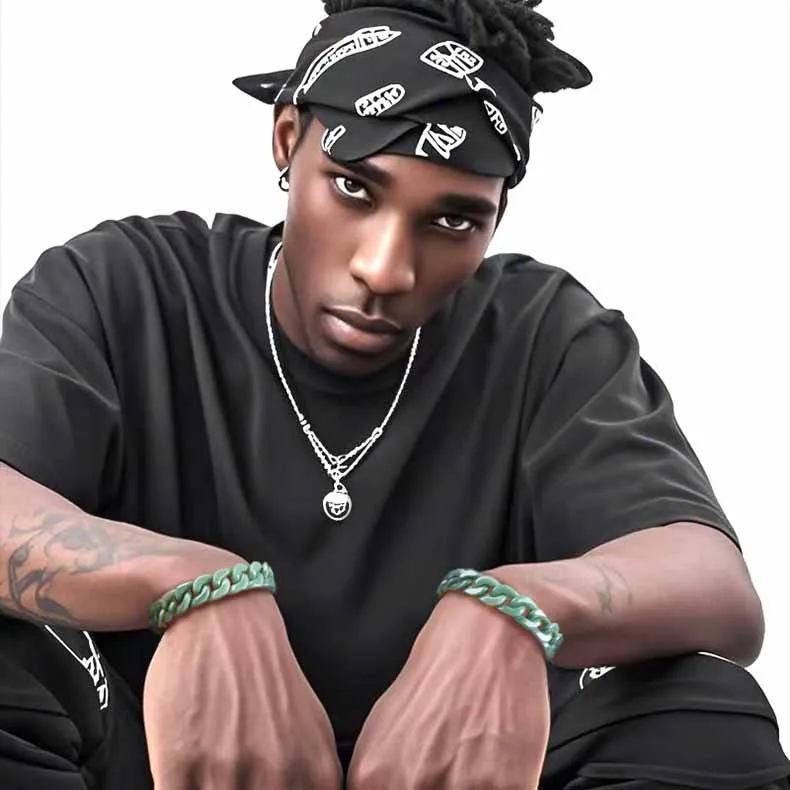 

Natural Jadeite Cuban Linked Chain Hiphop Bracelets