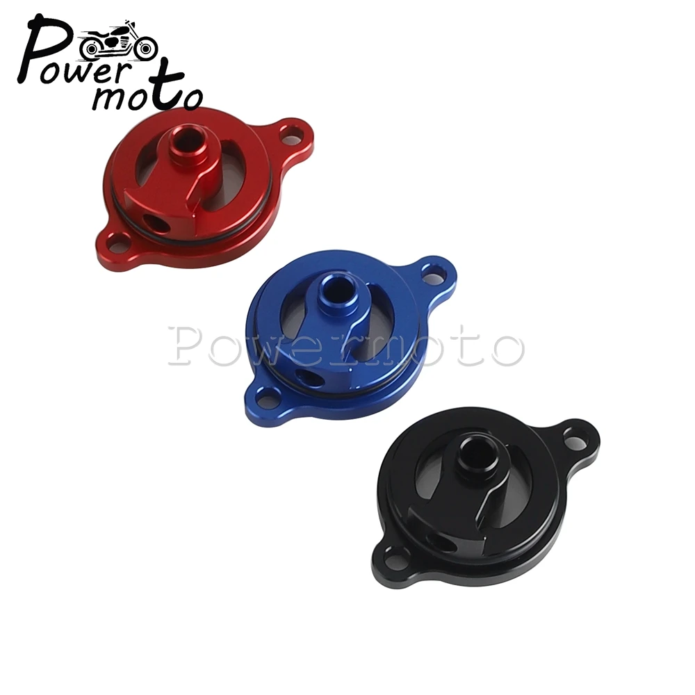 Motorcycle Filter Cap Transparent Aluminum Dirt Bike Engine Oil Cover For Honda CRF 450X 450R 450RL 450RX 450RWE 250 R RX 17-23 image 5