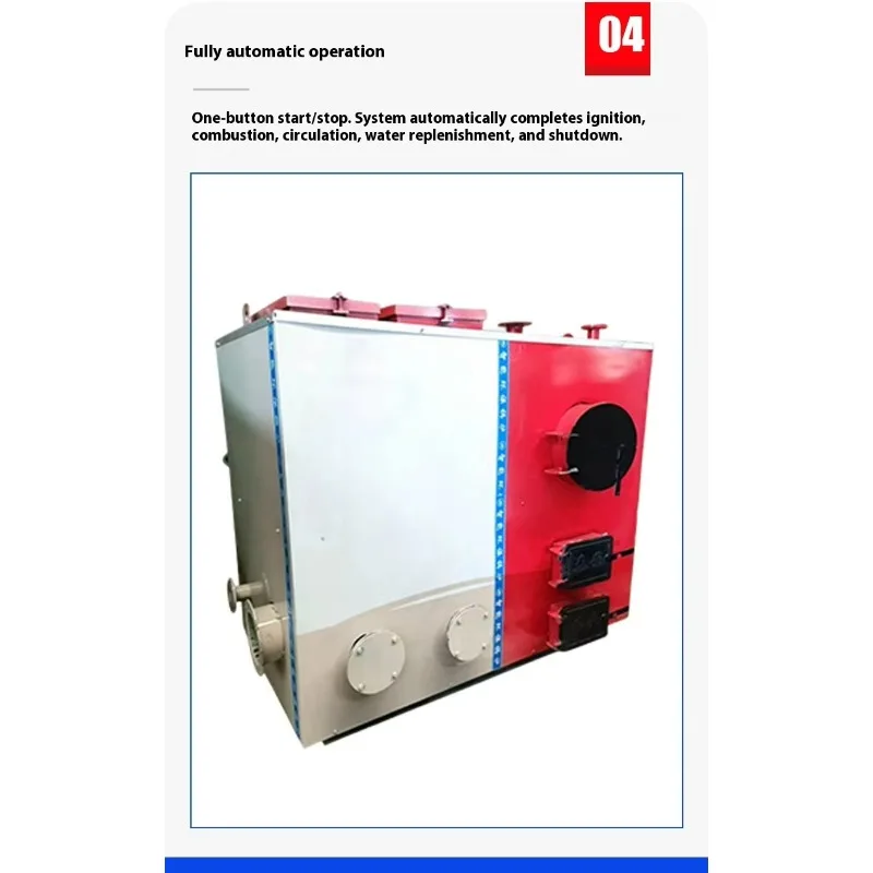 Fully Automatic Horizontal CNC Reverse-Burning Atmospheric Boiler Coal-Fired Steam Generator for Floor Heating Water Tube