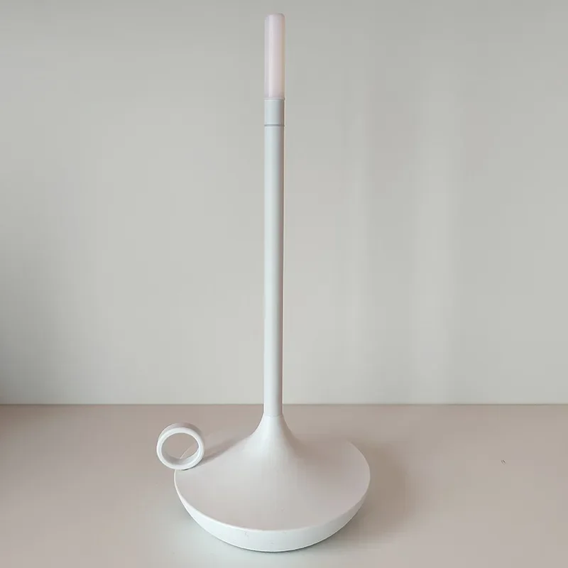 Candlelight Table Lamp Candle LED Charging Restaurant Bar Desktop Decoration Atmosphere Touch Night Light Lámparas De Mesa