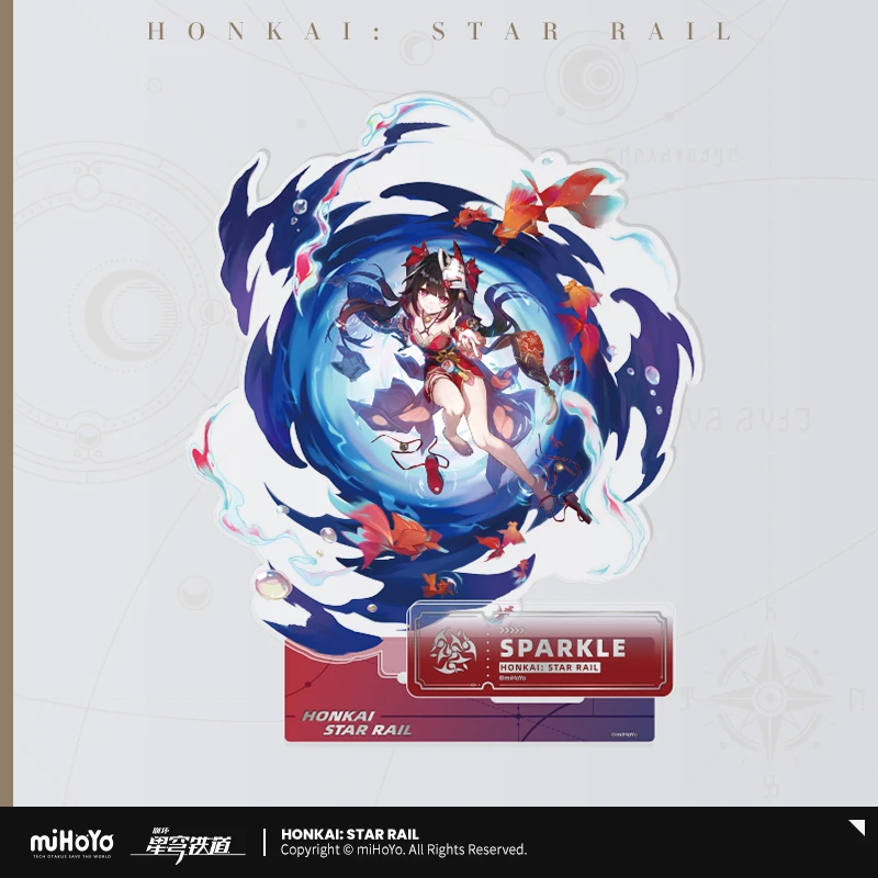 Gioco di pressione Honkai: Star Rail Merchandise Official Harmony pathes supporto acrilico Robin Sparkle Ruan Mei Hanya Tingyun Bronya Asta