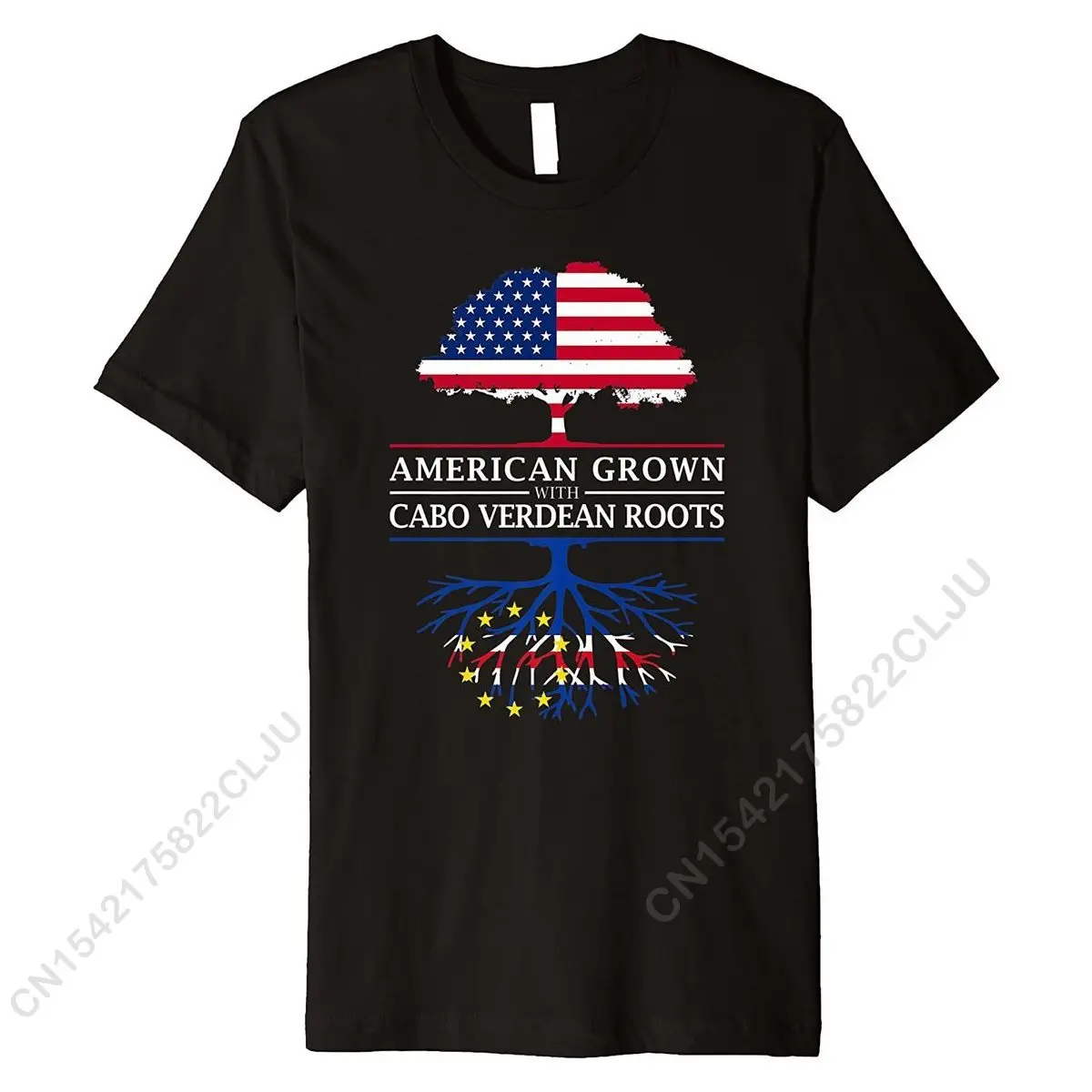 Camiseta de algodón para hombre, prenda de vestir, con estampado de Comics americano cultivado con Cabo Verde Roots-Cabo Verde Premium, descuento personalizado