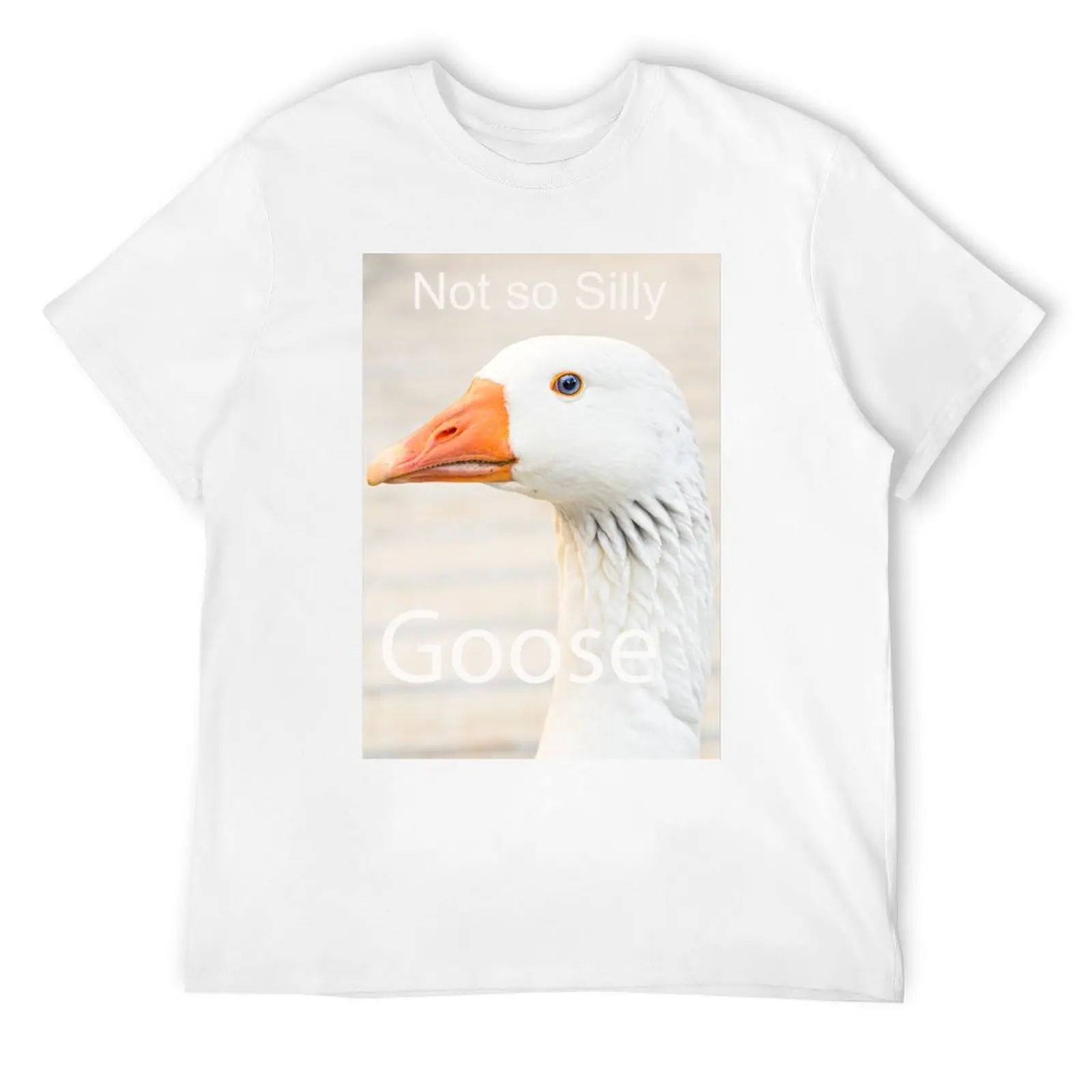 

Not so Silly Goose T-Shirt oversized graphic tee Man t-shirt luxury designer aesthetic clothes plain black t shirts men