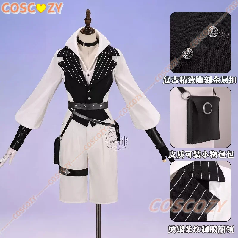 Lohen Game Genshin Impact Adventurer PV Version Cosplay Costume Wig Men Lohen Halloween Carnival New Leisure Daily Life Uniform - view 2