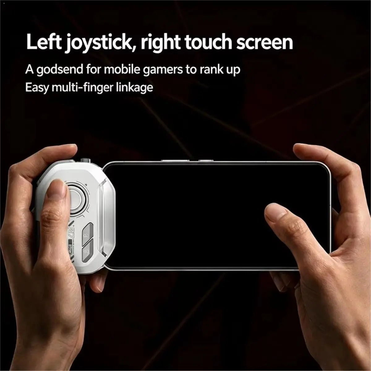 A72U MEMO MB07 Mobile Game Joystick Controller Built-in 400mAh Battery BT5.3 Gamepad for IOS Android System with RGB Lighting