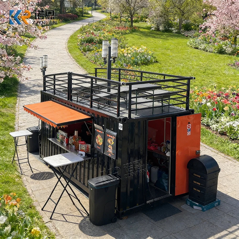

Mobile Container Bar Restaurant With Kitchen Shipping Container Restaurant Coffee Shop Food Kiosk For Sale