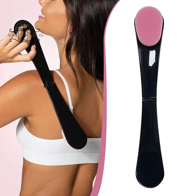 

Lotion Applicator Self Sunscreen And Tanning Back Applicator Stick Portable Foldable Streak Free Sunscreen Back Applicator