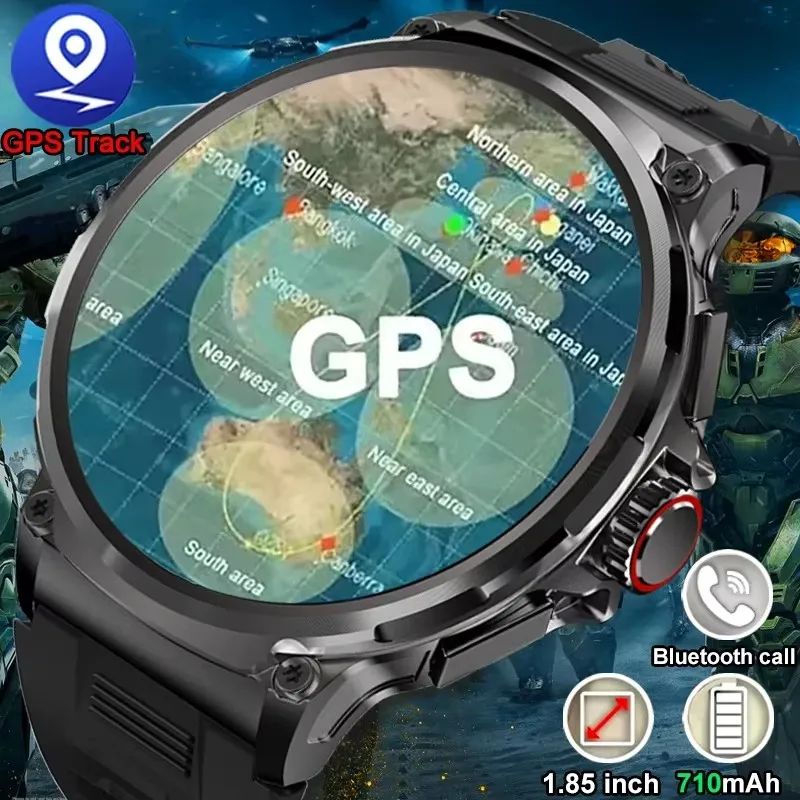 

AMOLED Screen 2025 New Business Smart Watch Smartwatch Men Man Heart Rate Swimming trajectory Health Monitoring Bluetooth CallAM