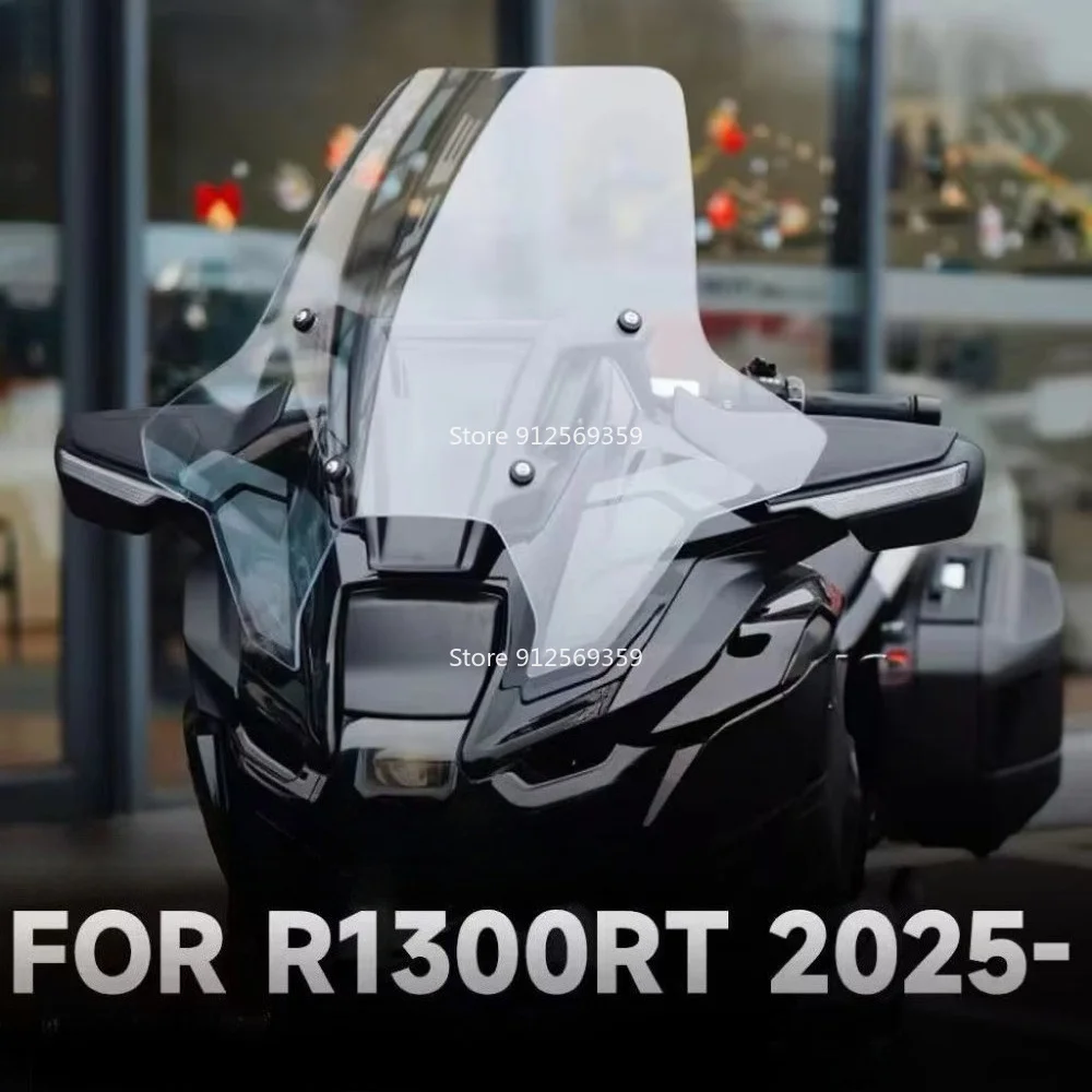 2025 2026 New Transparent Motorcycle Windshield Wind Deflector Windscreen Accessories For BMW R1300 RT R1300RT R 1300 RT RT1300