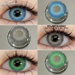 EYESHARE 1 Pair Color Contact Lenses for Eyes Cosmetic High Quality Blue Lenses Green Contact Fashion Cosmetic Eye Gray Contacts