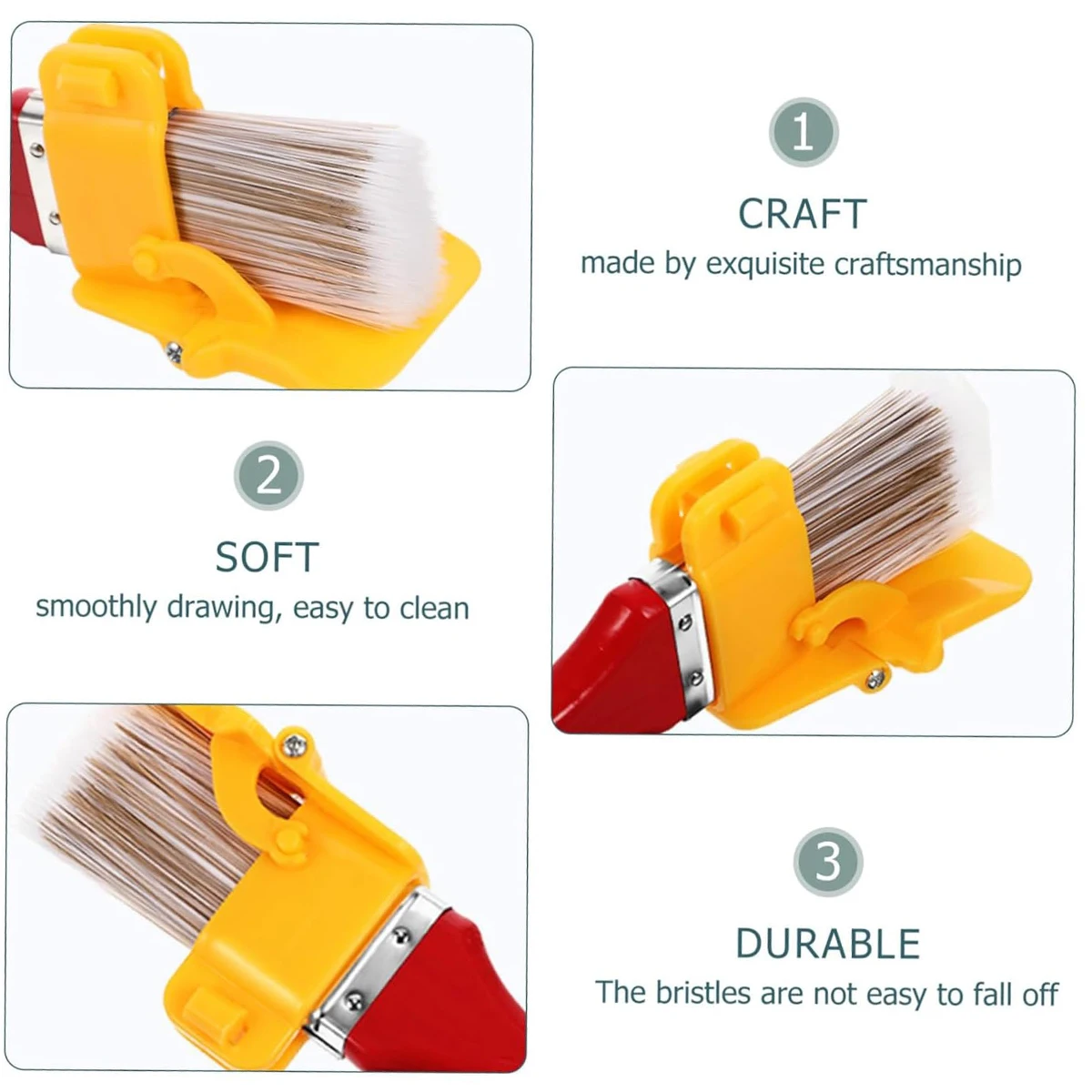 Trimming, Color Separation Painting Wall Brushing Interior Wall Corners Home Decoration Tools Brushes