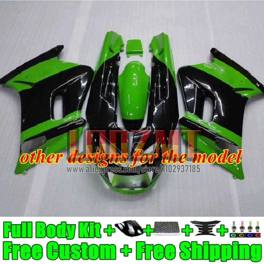 Fairing Kit For KAWASAKI NINJA yellow stock ZZR-250 90-99 ZZR 250 70No.16 ZZR250 90 91 92 93 94 1995 1996 1997 1998 1999 Frames