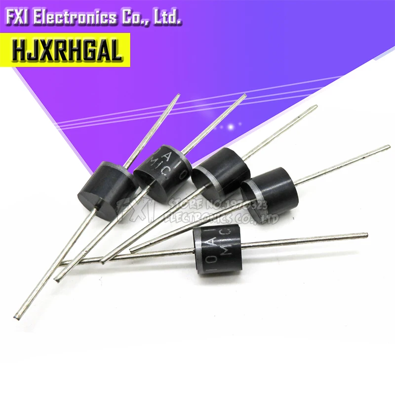 20PCS 10A10 R-6 elektrische Axial Gleichrichter Diode 10A 1000V 10a10 Neue original