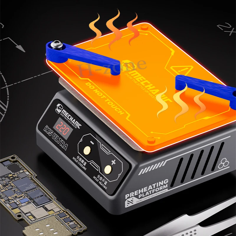 Mechanic IX5 Ultra universal preheating platform mobile phone motherboard layered bonding glue removal dot matrix repair heater