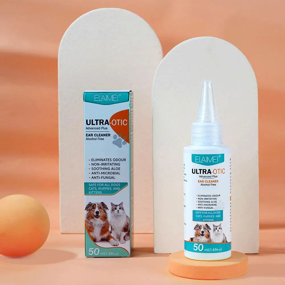 Pet Ear Cleaning Products Dog Cat Ear Cleaning Keep Canals Clean Cat Ear Wash Anti-ticks for Pet Cleaning Supplies