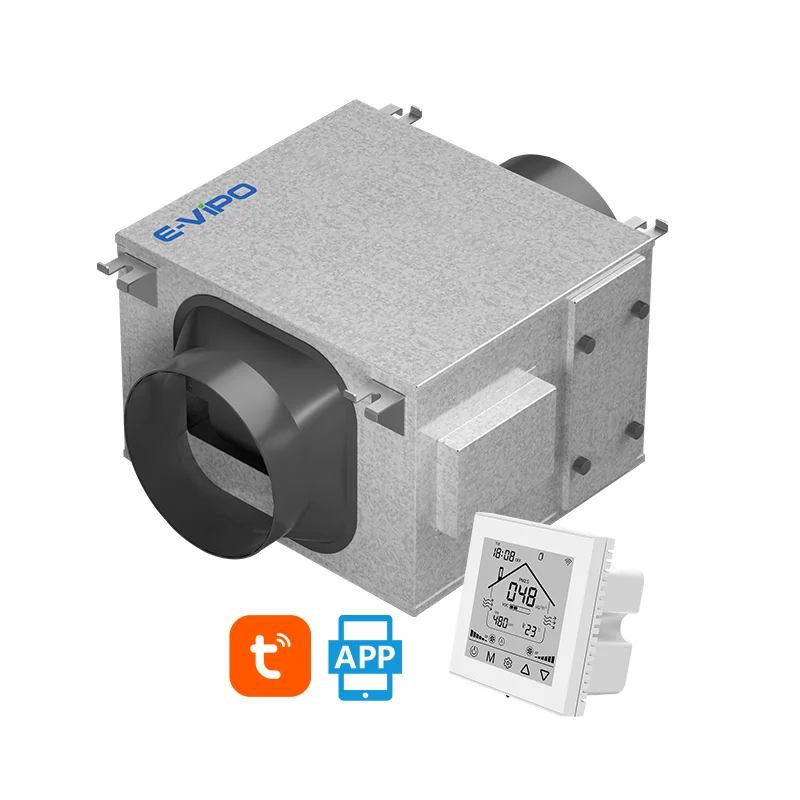 Ventola di ventilazione con estratto meccanico MEV Unità di ventilazione con ingresso positivo PIV Ventilazione dell'aria fresca Sistemi HVAC residenziali