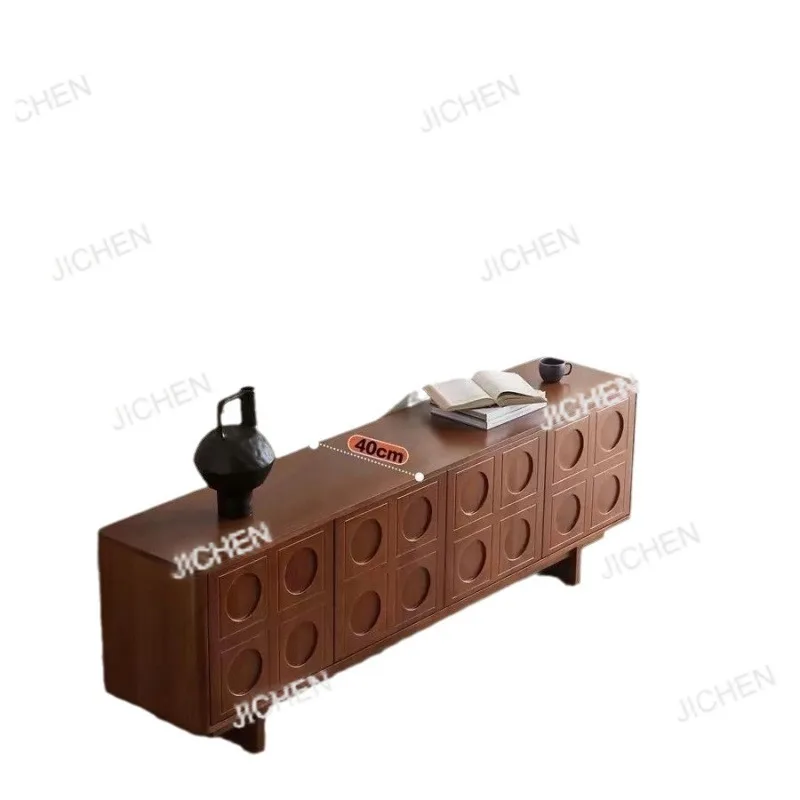 

Retro Style Retro French Modern European Style Simple Nordic Wooden Board Living Room TV Cabinet