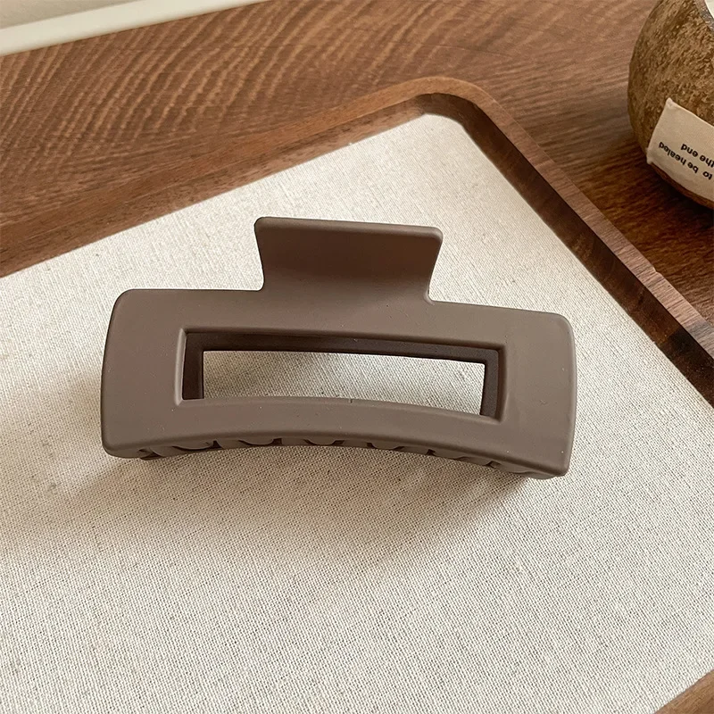 4 قطعة مجموعة النساء الفتيات مخلب كليب القهوة مشبك شعر أسود عدم الانزلاق كراب دبابيس الشعر باريت موضة إكسسوارات الشعر هدية