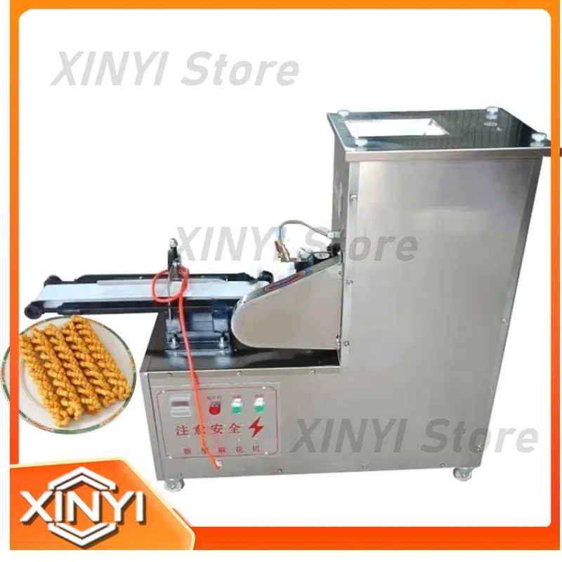 Soft Maker Hemp Flowers Twist Snack Machine for Fried Pretzel Dough Twist Forming Making Machine food processing equipment
