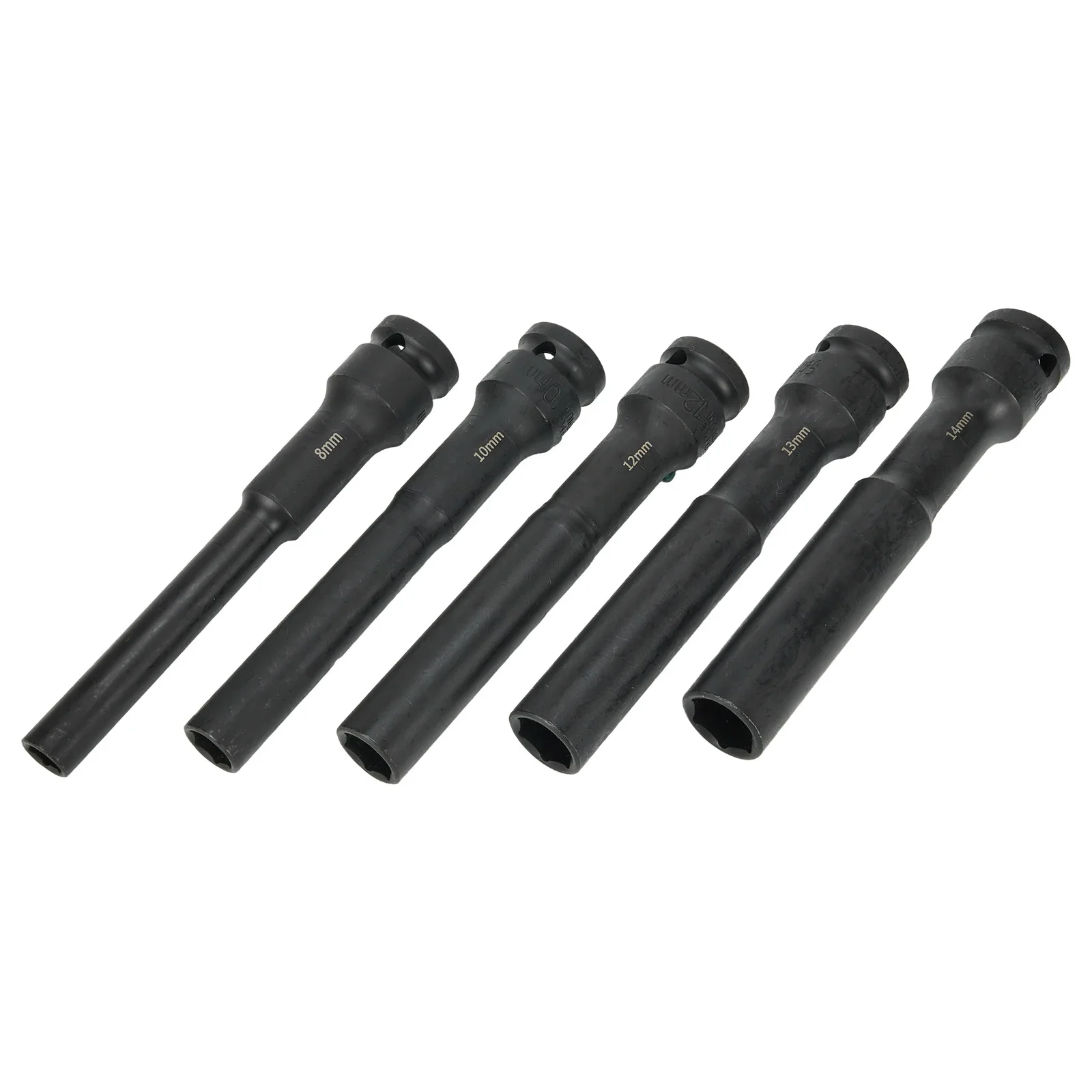 

5 Pcs 1/2inch Drive Wrench Hex Socket Head Adapter Spanner Converter 8-14mm Electric Wrench Socket Accessories