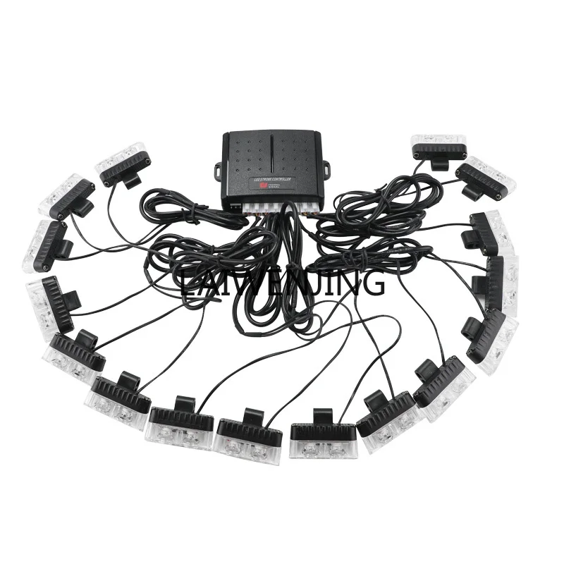 

MJY car network explosion led high-power wireless one-to-eight clip open warning