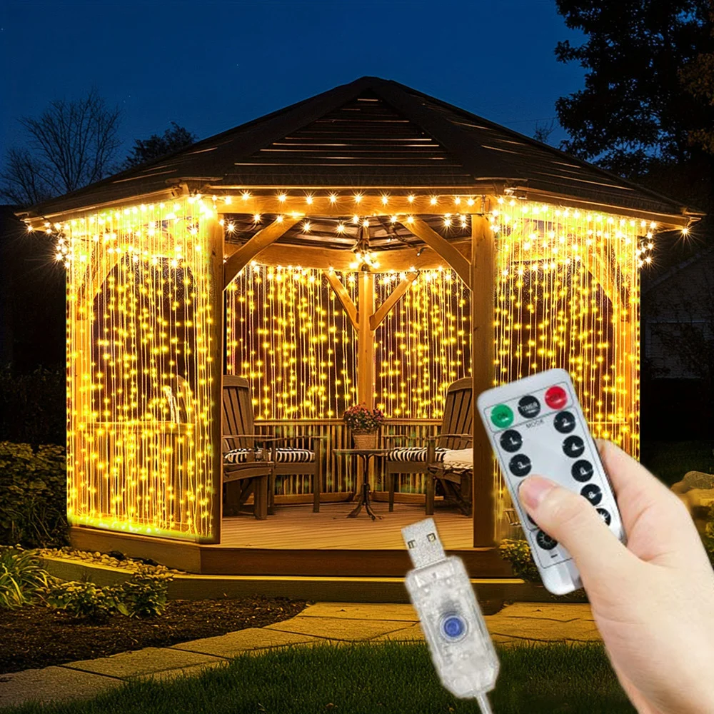 

Светодиодная гирлянда USB для декора спальни и дома, 3/4/6 м, для свадьбы, Дня святого Валентина 2026, Рамадана, Ид Мубарак, сказочные огни