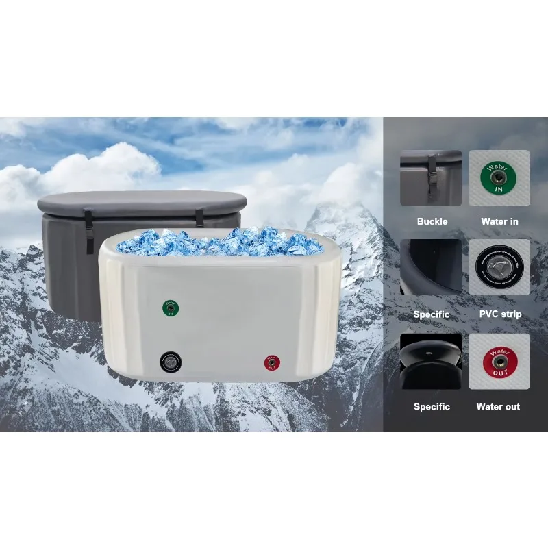 Wholesale Portable Ice Bath Tub Ice Bath Chiller For Adult Recovery