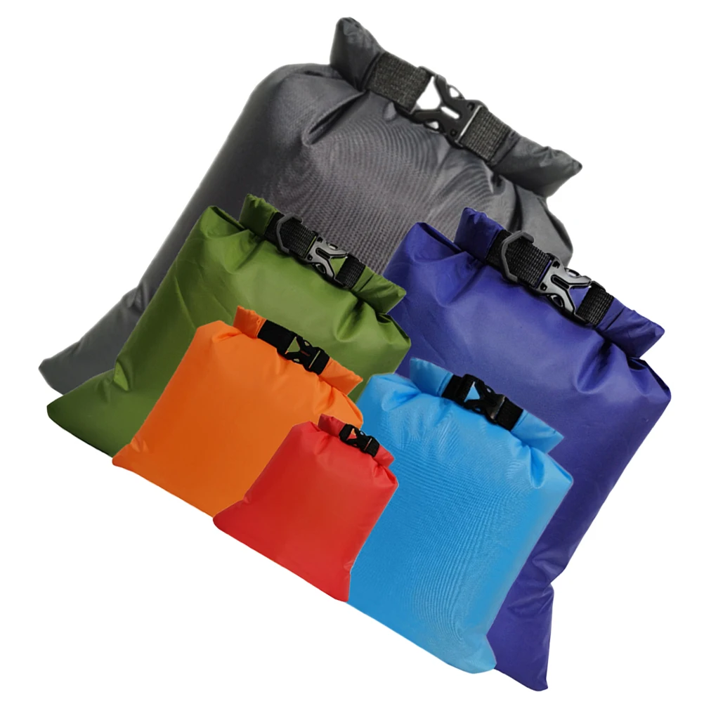 

Waterproof Storage Bag 190T Hiking Gear Floating Dry Pouch Travel Outdoor Kayaking Snorkeling Drifting Clothes