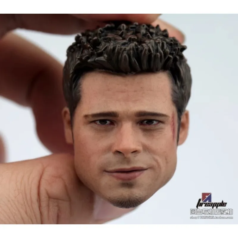 1/6 Scale American Movie Star Brad Head Sculpt Europe Actor Handsome Guy Head Played Model for 12in Ph Tbl Action Figure Hobby