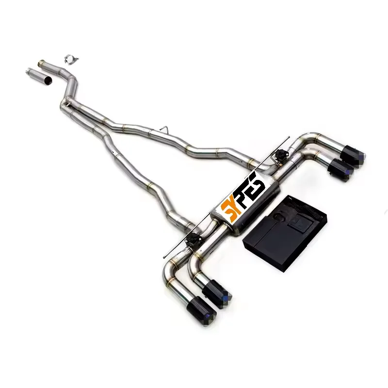 

SYPES Car Valvetronic Exhaust Pipe For Bmw 5 Series GT F07 2.0T Valved Muffler SS 304 Stainless Steel Titanium Alloy