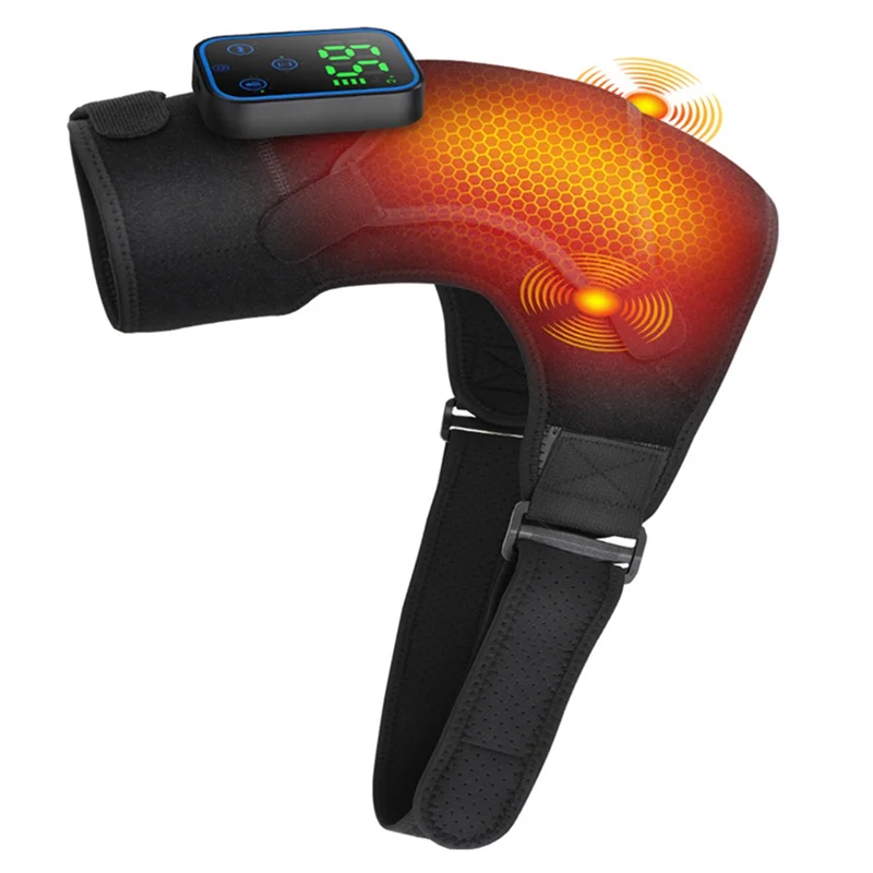 SANQ Smart Touchscreen Massage Shoulder Pad Cordless Shoulder Heating Pad Shoulder Massager