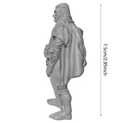 Figura oficial medieval 75 mm resina sin pintar coleccionismo