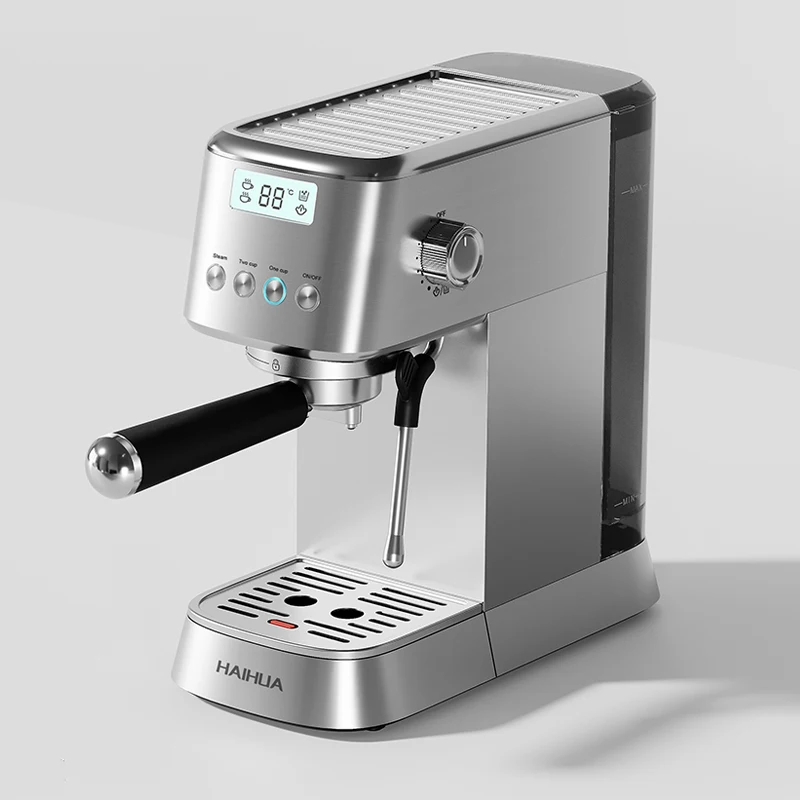 PANCERKA Stainless Steel Portable Espresso Coffee Machine Programmable 20 BAR Electric Milk Frother Wand Operates in French
